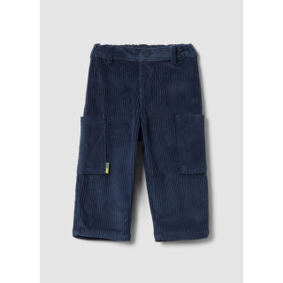 Rebraste pantalone sa džepovima