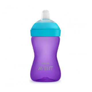 Solja za bebe sa mekim  nastavkom purple