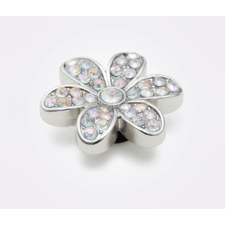 Crocs ukras Jibbitz Silver Mnchrm Daisy 1