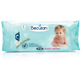 Becutan vlažne maramice Chamomille 72kom.