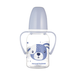 Flašica Canpol babies sa drškom 120ml. cute animals blue