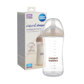 Flašica Canpol babies natural shape dual zone 330ml.