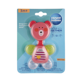 Canpol babies vodena glodalica - bear pink