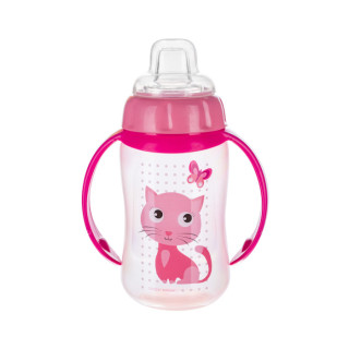 Šolja za bebe sa silikonskim kljunom, 320ml.cute animals