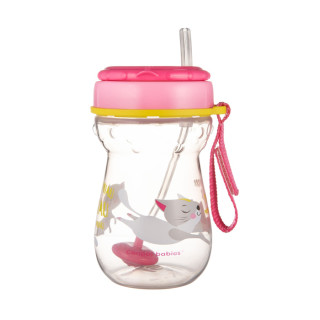 Šolja Canpol babies sportska 350ml. sa slamčicom-mačkica