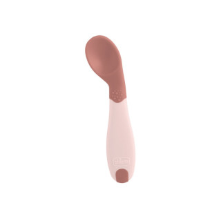 Kašika za bebe  pvc 8m+ pink