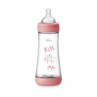 Flasica pvc silikon perfect5 300 ml-roze