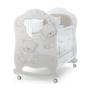 Krevet Oblo` Jolie white/taupe