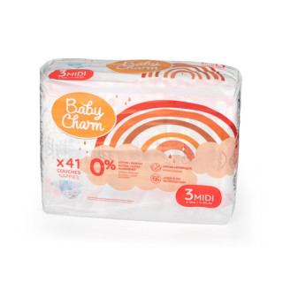 Babycharm pelene midi 4-9 kg ,41 kom