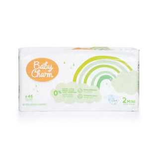 Babycharm pelene mini 3-6 kg ,46 kom