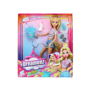 Igračka Dreameez lutka sa biciklom