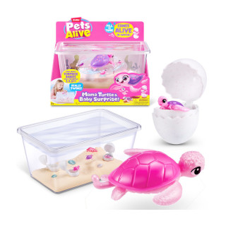 Interaktivna igračka Zuru Pets alive mama kornjača i bebe