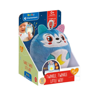 Igračka Clementoni baby, plišana igračka i lampa vuk