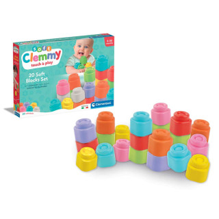 Igračka Clemmy baby meke kocke 20 kom.
