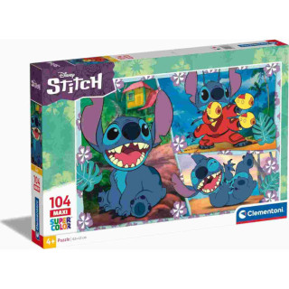 Igračka Clementoni puzle 104kom. Maxi disney Stitch