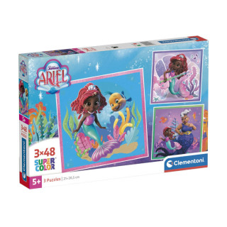 Igračka puzle Clementoni 3x48 Disney Ariel