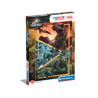 Igračka Clementoni puzle 104 kom. Super Jurassic World