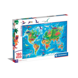 Igračka Clementoni puzle 180 kom. Dinosaurus mapa
