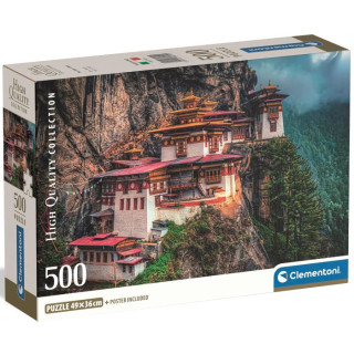Igračka Clementoni puzle 500 komada, tiger`s nest