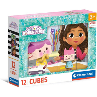 Igračka Clementoni kocke 12 kom. Gabby's dollhouse