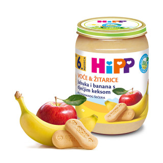 Kašica integralna-jabuka/banana i keks 190g