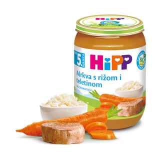 Kašica mesna -riža/šargarepa i teletina 190g