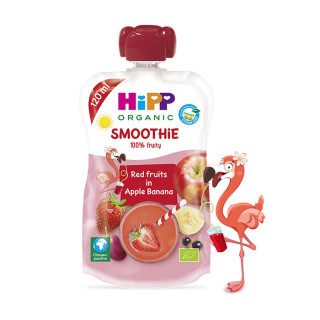 Voće u tubi - smoothie crveno voće sa jabukom i bananom120g