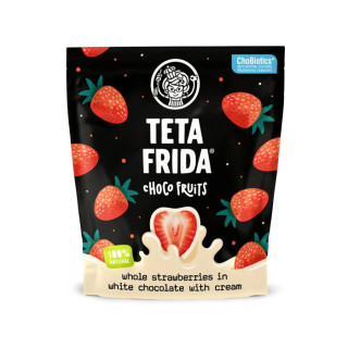 Teta Frida choco fruits cijele jagode u bijel. cok. sa kremom  100g