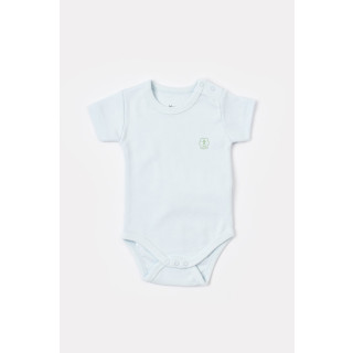 Bodi za bebe BiOrganic kratkih rukava priroda plavi 56 cm