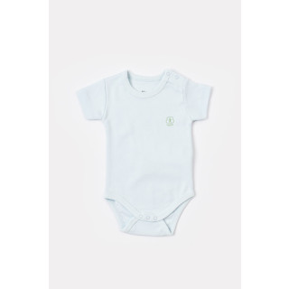 Bodi za bebe BiOrganic kratkih rukava priroda plavi 62 cm