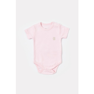 Bodi za bebe BiOrganic kratkih rukava priroda rozi 68 cm