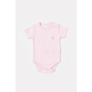 Bodi za bebe BiOrganic kratkih rukava priroda rozi 74 cm