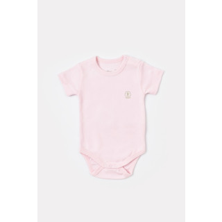 Bodi za bebe BiOrganic kratkih rukava priroda rozi 86 cm