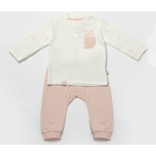 Bebi komplet Biorganic, rozi 86 cm
