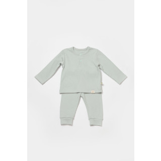 Bebi set BiOrganic 2/1 pantalone sa majicom, zeleni, 92cm