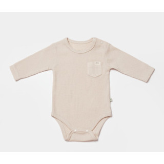 Bodi za bebe BiOrganic dugi rukav, 80cm , bež