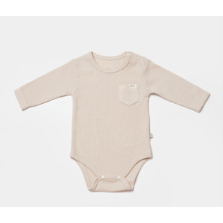 Bodi za bebe BiOrganic dugi rukav, 86cm , bež