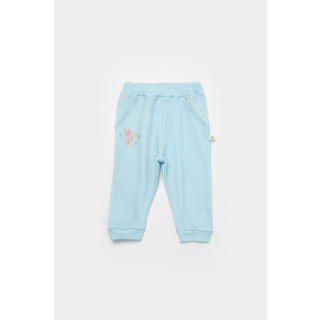 Bebi pantalone BiOrganic plave/roze,86cm
