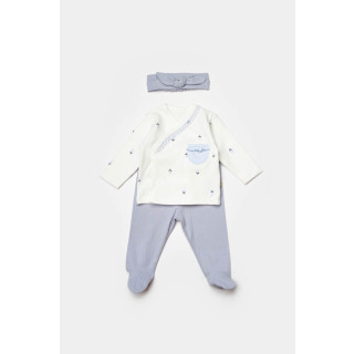 Bebi set BiOrganic 3/1,lila,62cm.