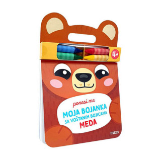 PONESI ME, MOJA BOJANKA SA VOŠTANIM BOJAMA-MEDA