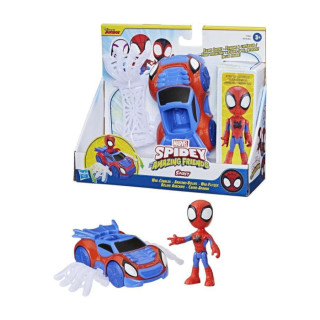 Igračka Spiderman figura i vozilo asst