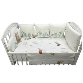 Posteljina kidzz 10 djelova zeka mint