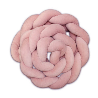 Bebi pletenica kidzz roza 240cm