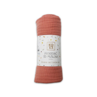 Kidzz prekrivač peach 80xx80cm
