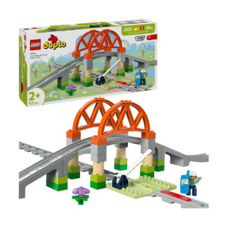 Igračka Lego kocke Duplo Train Bridge and Tracks Expansion Set 2+