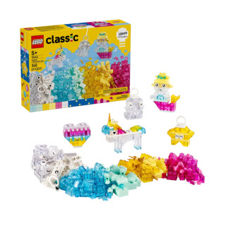Igračka Lego kocke Classic Magical Transparent Box 5+