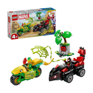 Igračka Lego kocke Marvel Spin and Electro Dinosaur Vehicle Chase 4+
