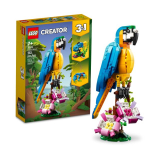 Igračka Lego kocke exotic parrot, creator 7g+