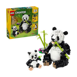 Igračka Lego kocke Creator 3-in-1 Wild Animals: Panda Family 8+