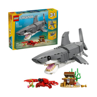 Igračka Lego kocke Creator 3-in-1 Fierce Shark with a Treasure Chest 8+